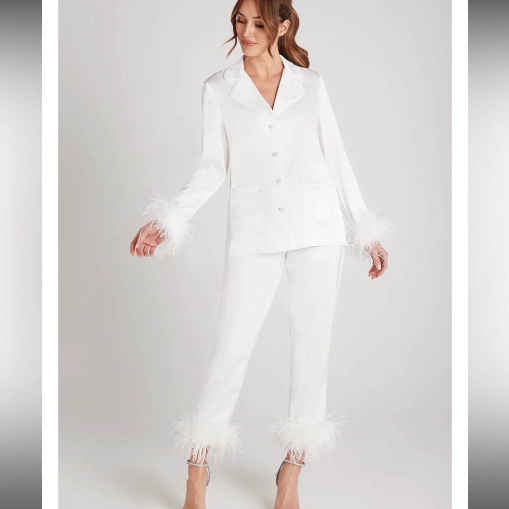 Nadine Merabi Darcie White Pajamas
